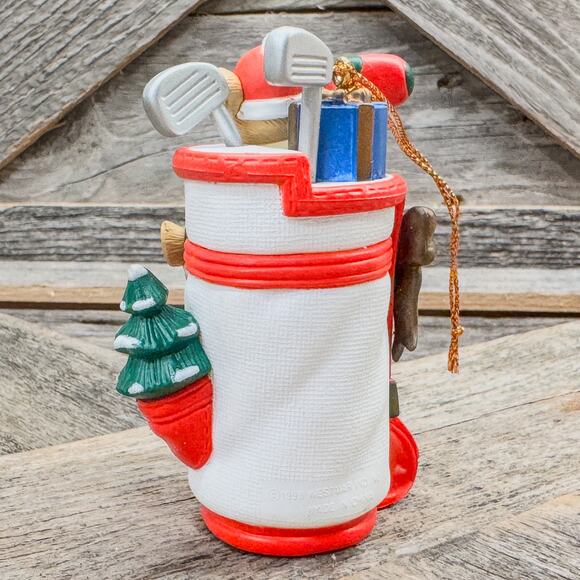 1998 VTG Mice in a Golf Bag-Kirkland Signature Collectible Christmas Ornament - Picture 5 of 10